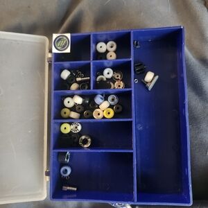 Blue Multi-Compartment Storage Box